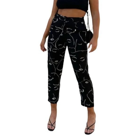 Princess Polly Zavia Pants in Black Size 10 NWOT - Picture 2 of 15